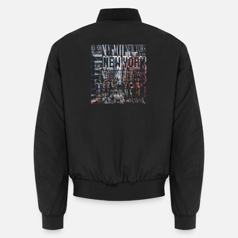 NEW YORK - Unisex Bomberjacke - Schwarz