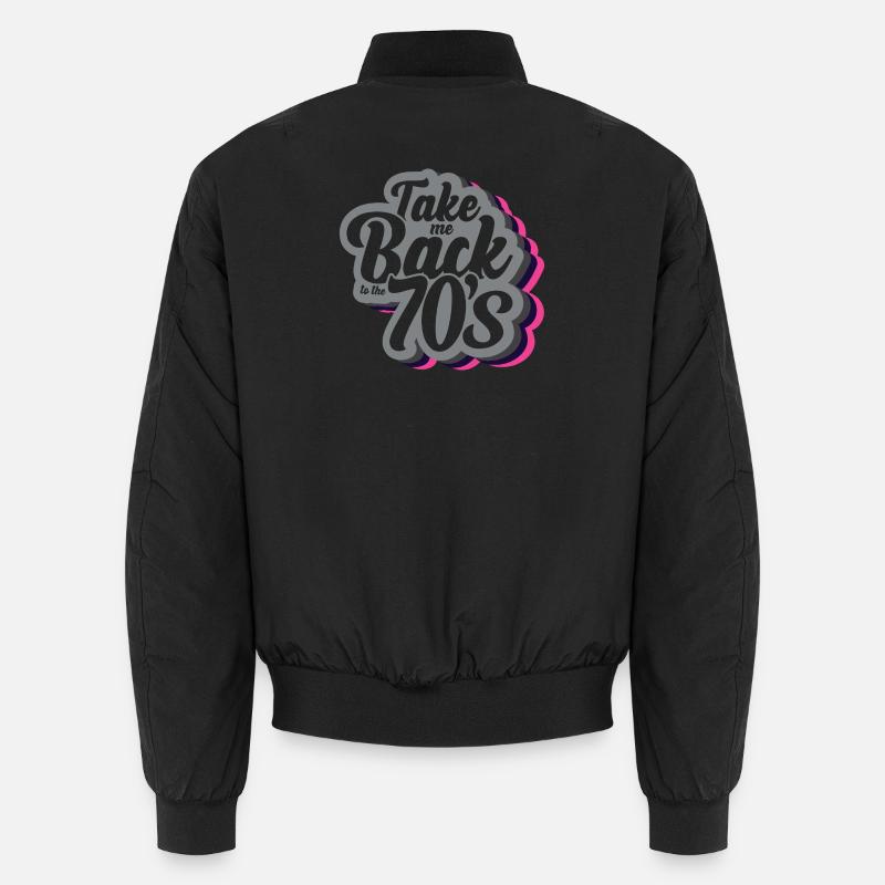 Take Me Back To The 70s Unisex Bomber Jacket