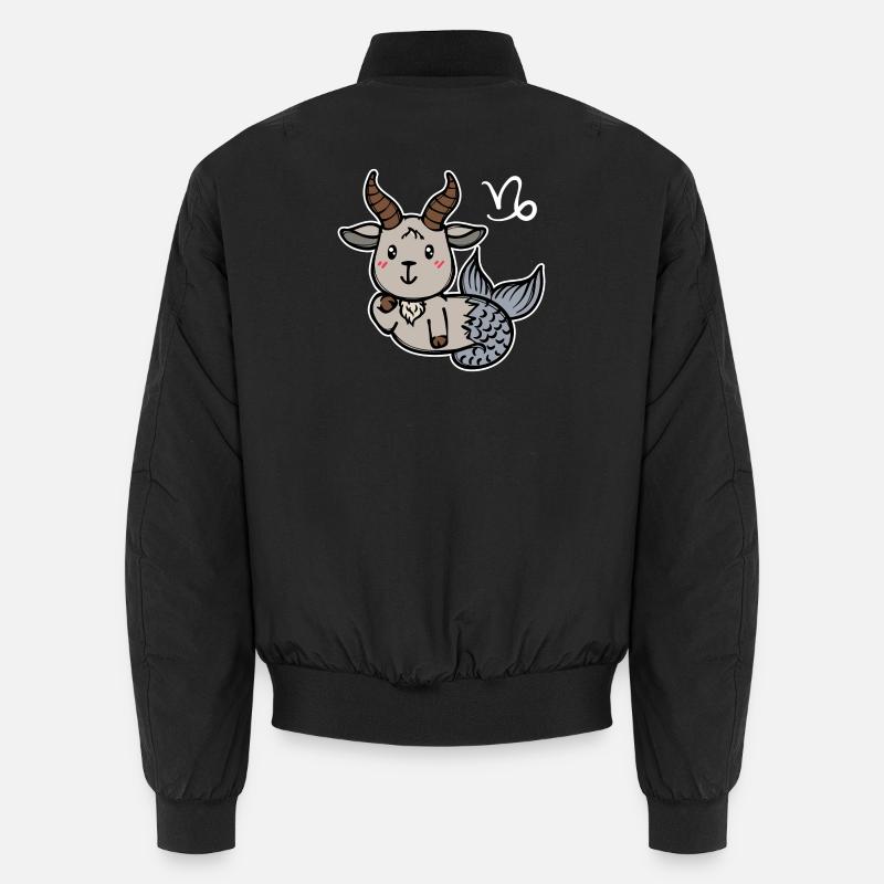 Steinbock Tierkreiszeichen Astrologie Horoskop Unisex Bomberjacke