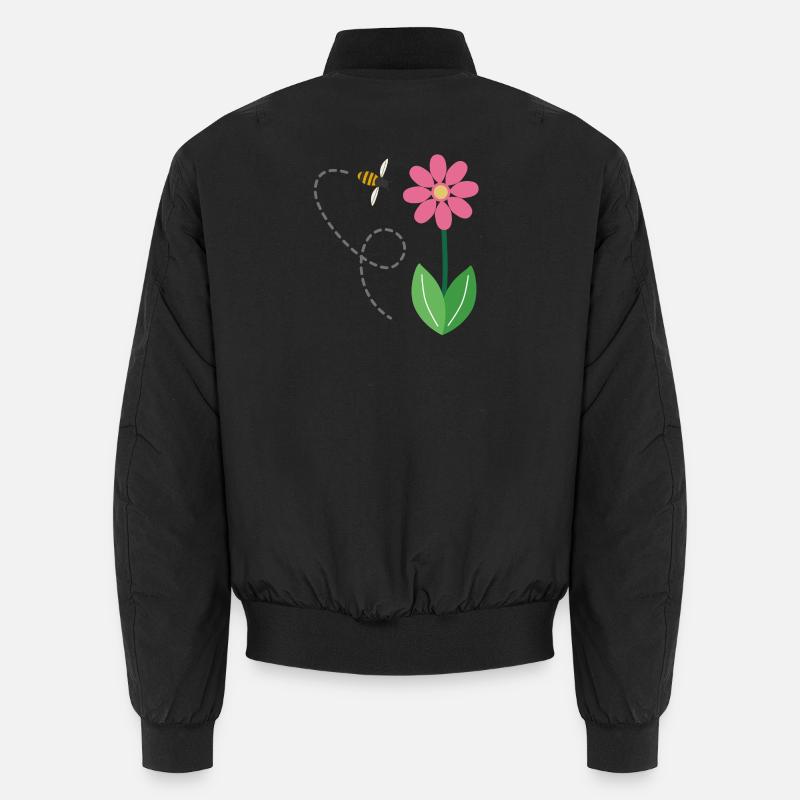 La Fleur et l'abeille Bomber unisexe