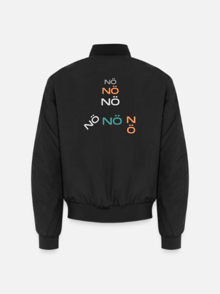 NÖ nö nö - Unisex Bomberjacke - Schwarz