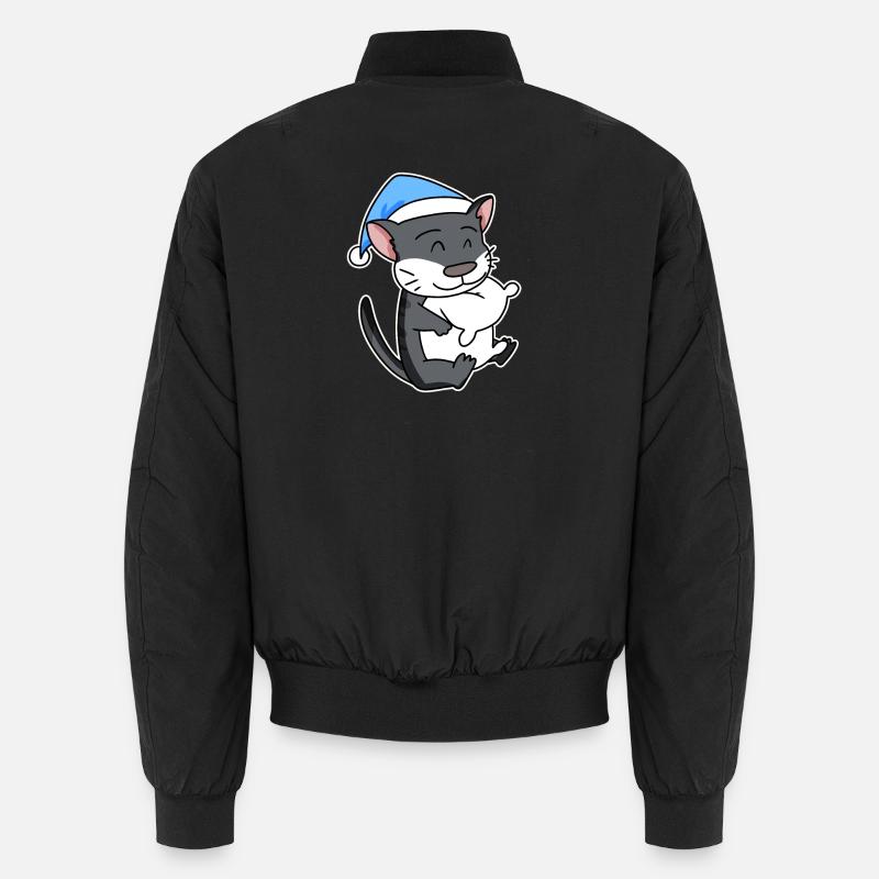 Chat Cat Race Norwegian Forest Cat Bomber unisexe