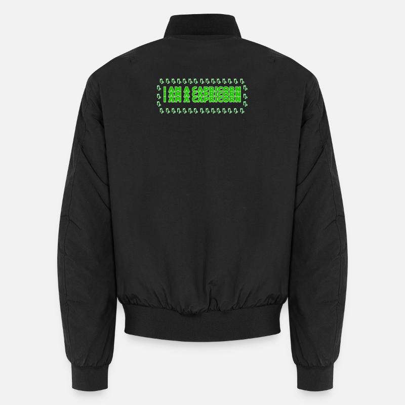 Horoscope Statement Capricorn Heaven Superstition Unisex Bomber Jacket