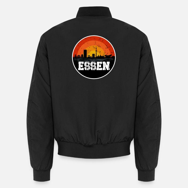 Essen Skyline Unisex Bomberjacke