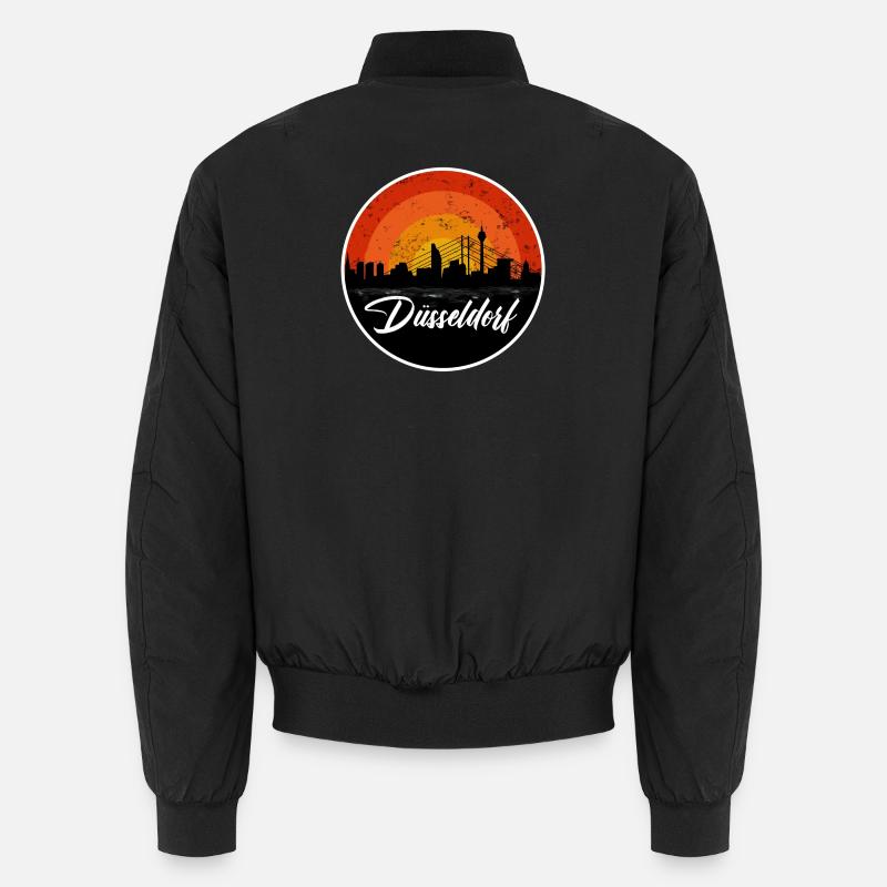 Dusseldorf Skyline II Unisex Bomber Jacket