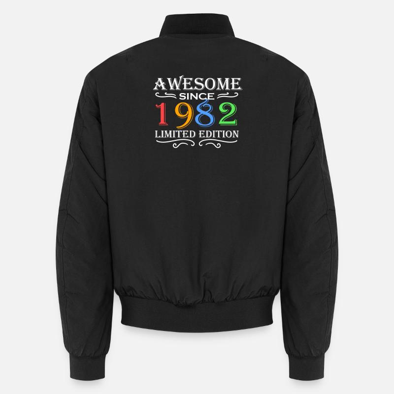 1982 - Né en 1982 - Bomber unisexe - noir