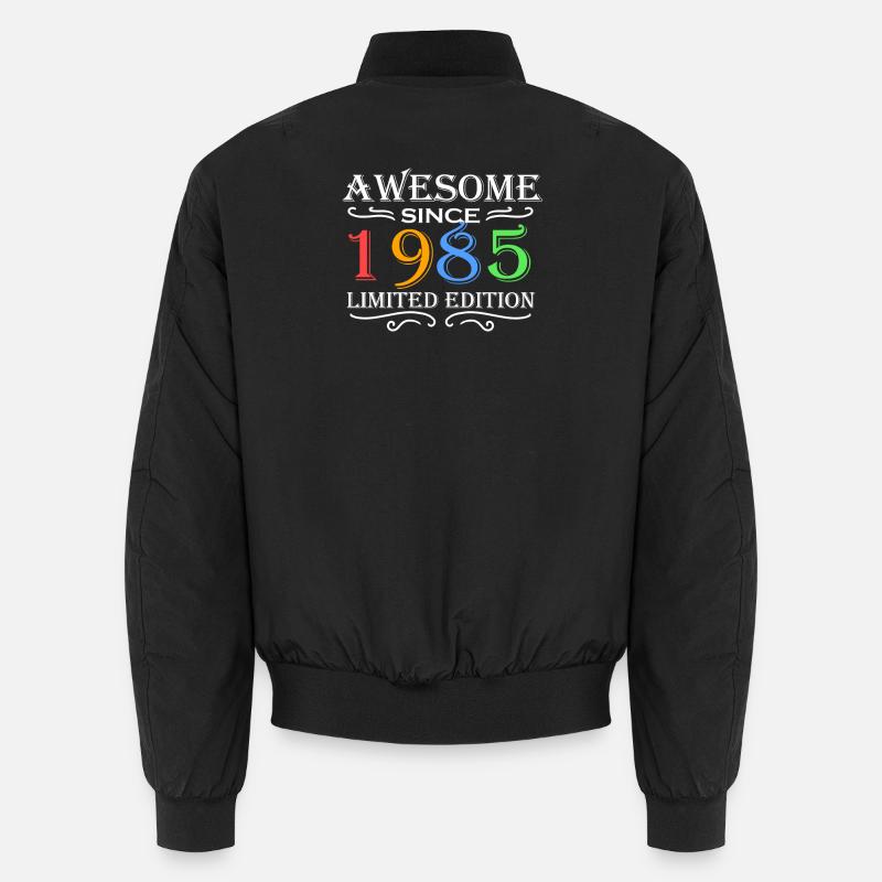 1985 - Born 1985 - Unisex Bomber Jacket - black