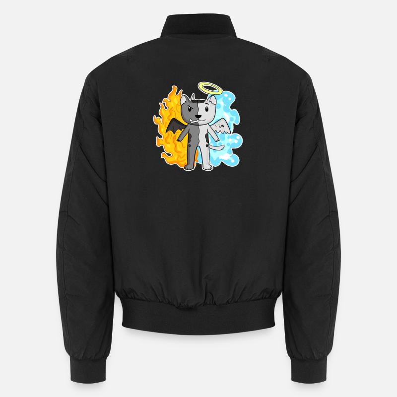 Cat cat breed Burmilla - Unisex Bomber Jacket - black
