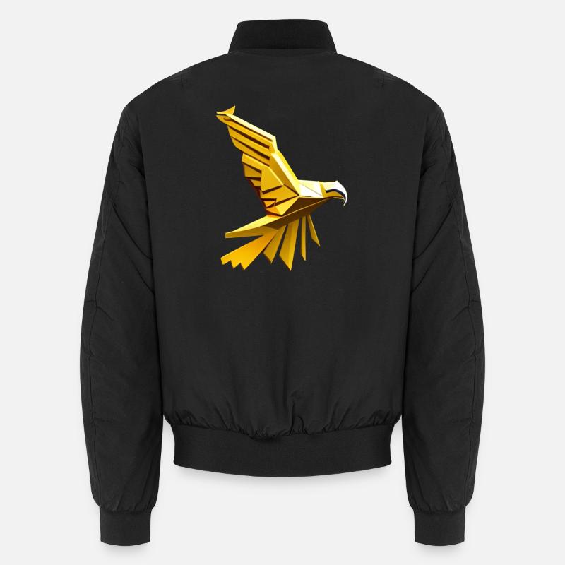 Golden Eagle - Unisex Bomberjacke - Schwarz