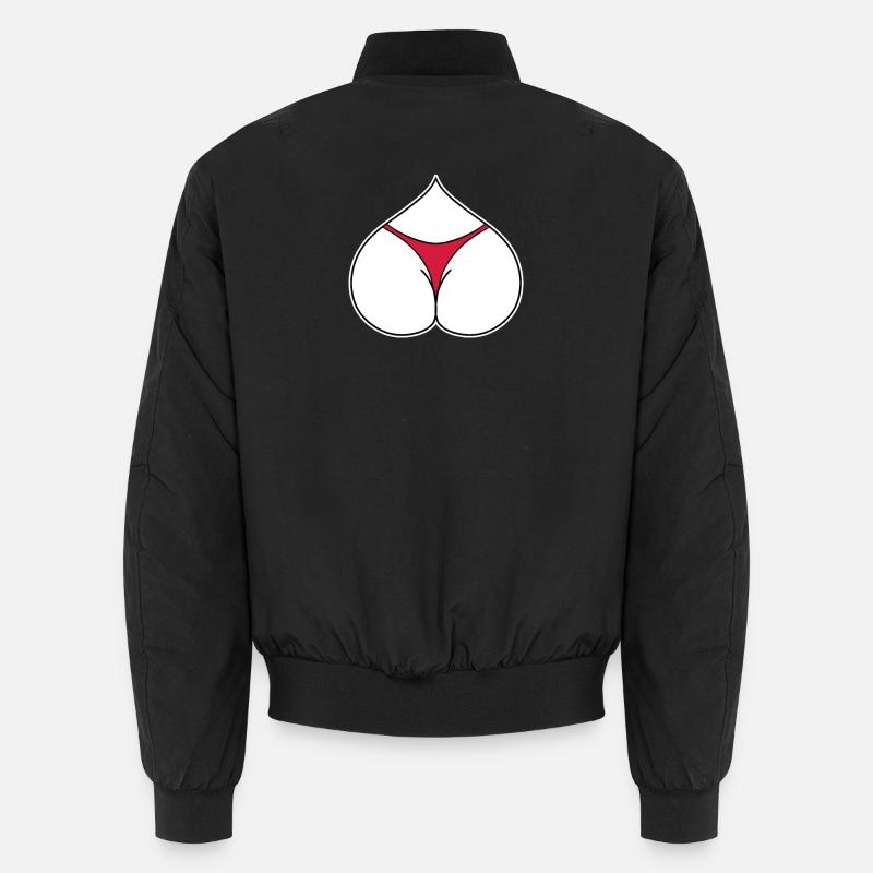 Arsch Herz Liebe Unisex Bomberjacke