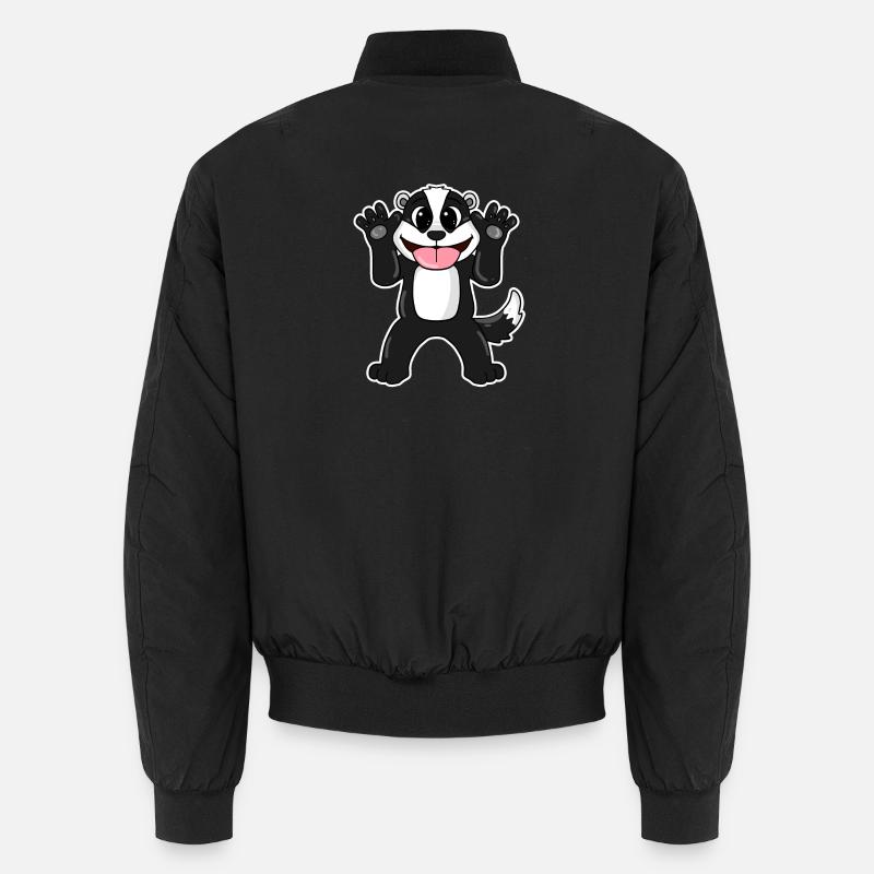 Dachs Dachse Unisex Bomberjacke