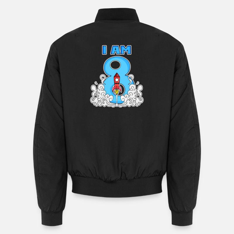 Boy 8 years old - 8th birthday gift Unisex Bomber Jacket
