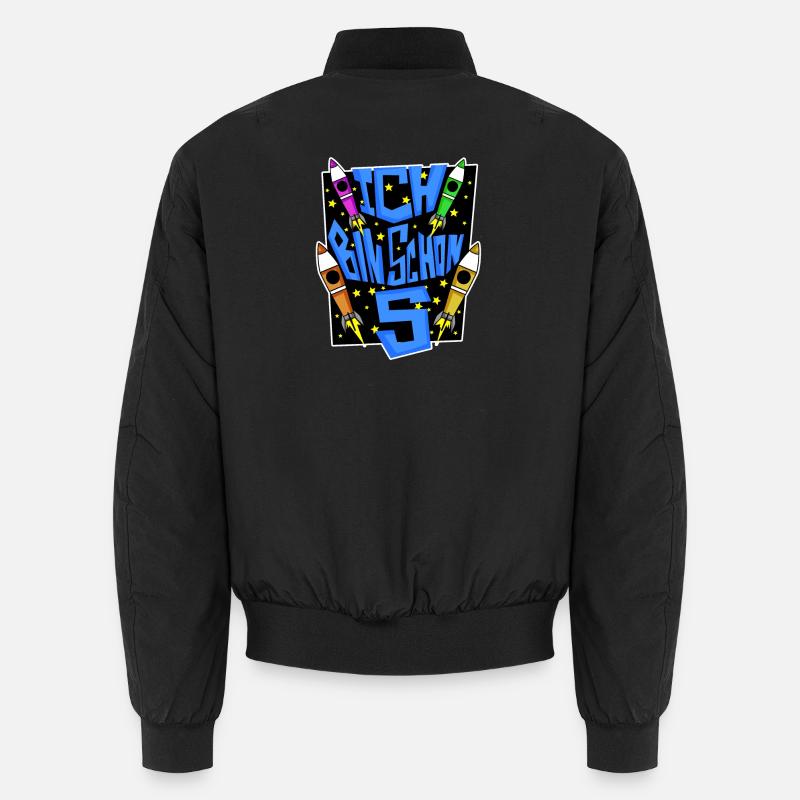 Junge 5 Jahre alt - Ich bin 5 - 5. Geburtstag Unisex Bomberjacke