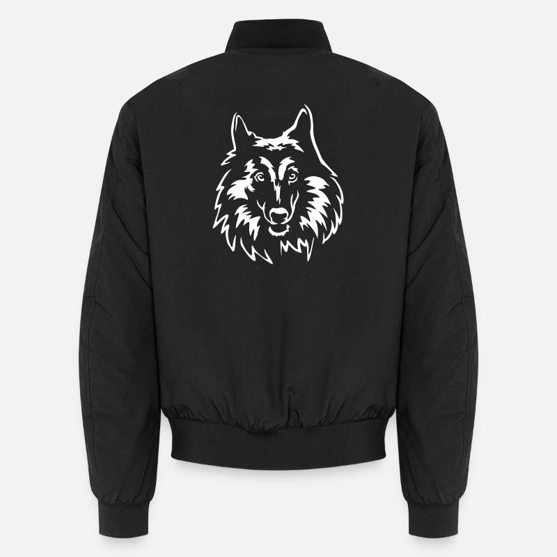 Tervueren Kopf "Black Edition" Unisex Bomberjacke