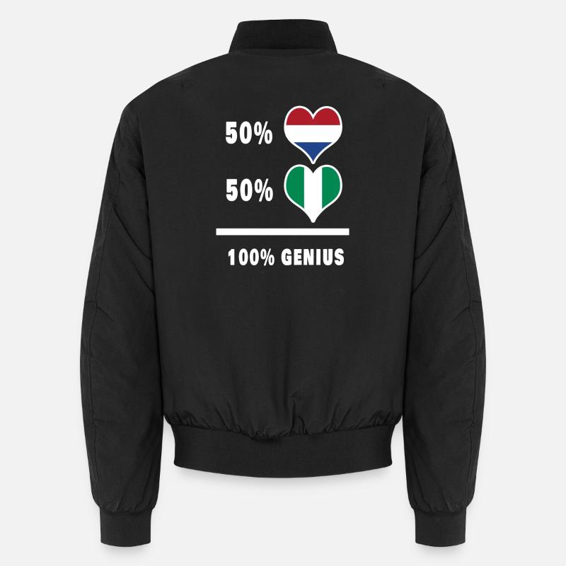 Nigéria et Pays-Bas Conception ingénieuse du drapeau Bomber unisexe