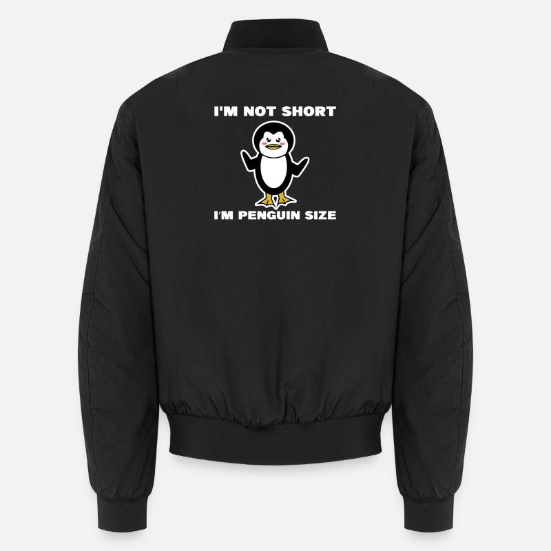 Antarktis Humorvoll Süß Statement Seevogel Tier Unisex Bomberjacke