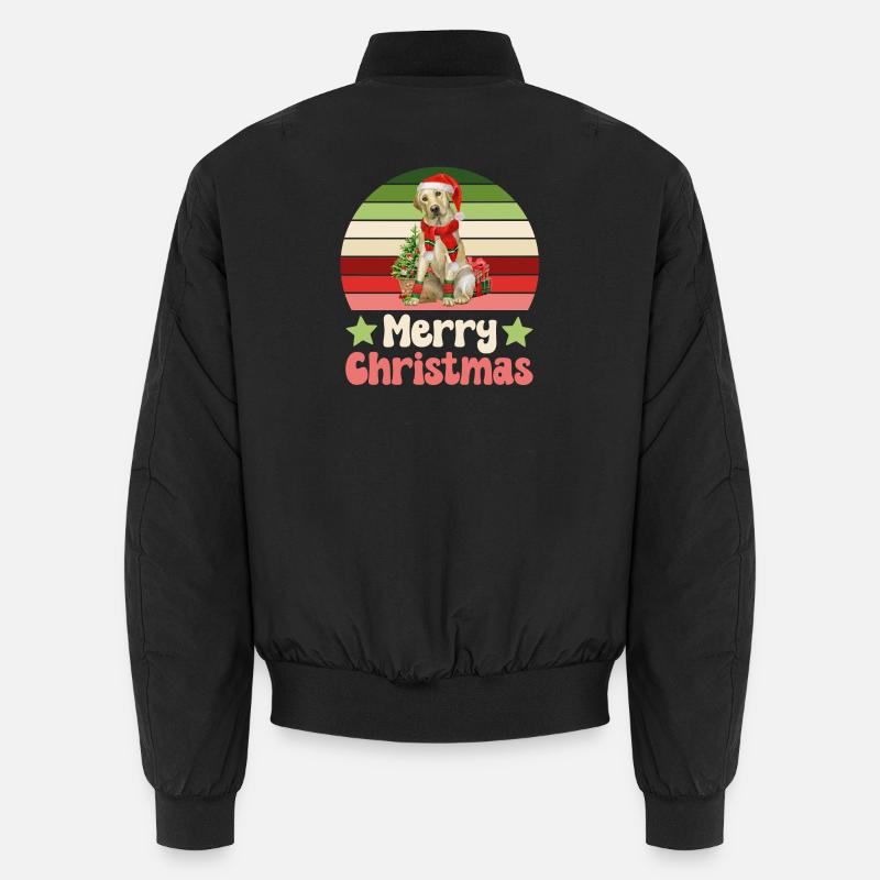Labrador Christmas Unisex Bomber Jacket