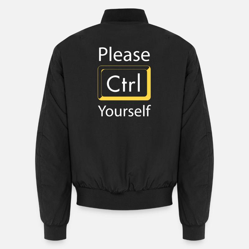 Please Ctrl yourself Gaming Unisex Bomber Jacket