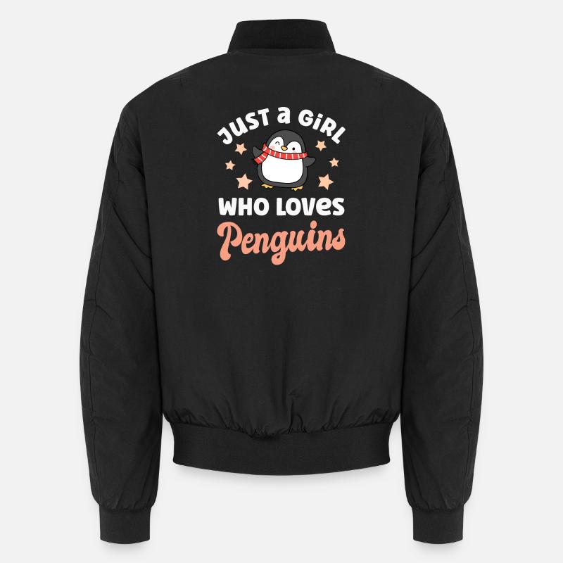 Pingouins Pingouins - Bomber unisexe - noir