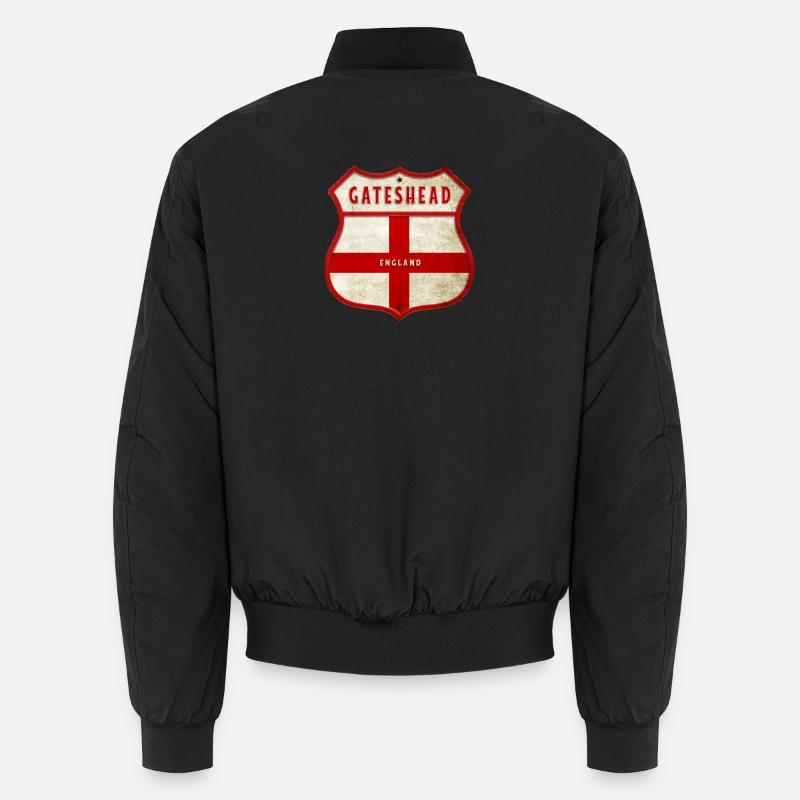 Gateshead England Wappen Unisex Bomberjacke