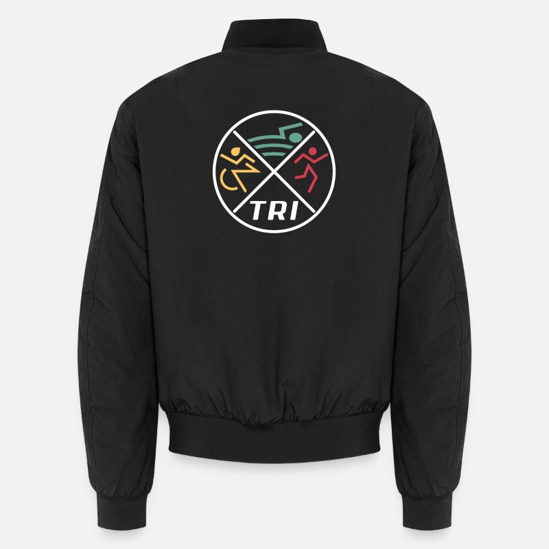 Women's Triathlon - Unisex Bomber Jacket - black