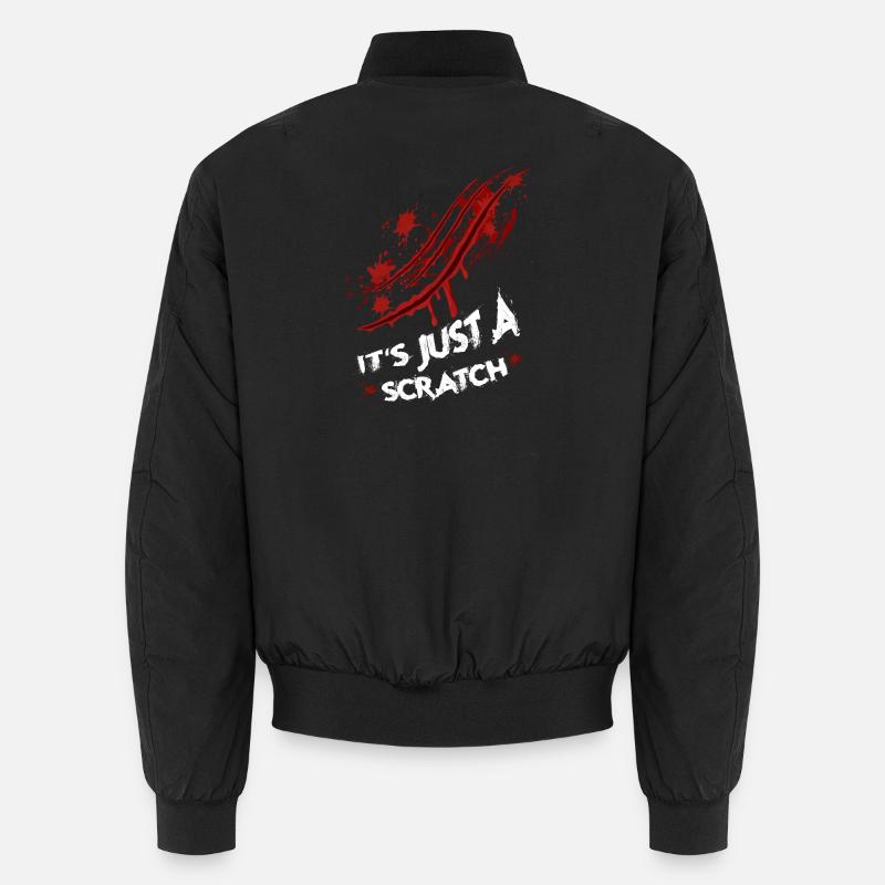 Halloween scratch mark - Unisex Bomber Jacket - black