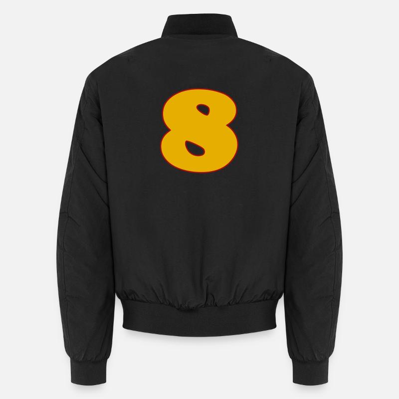 8 - Unisex Bomber Jacket - black