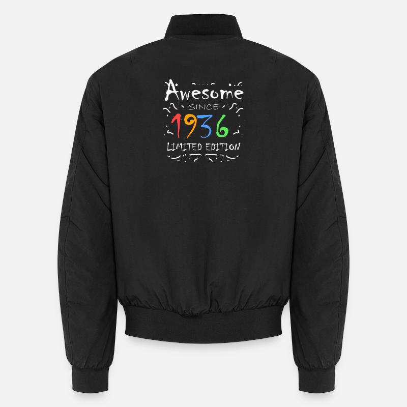 1936 - Né en 1936 Bomber unisexe