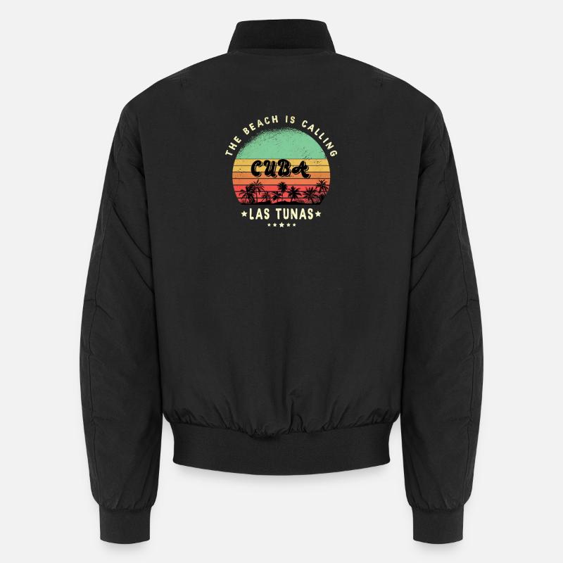 Design de plage de Las Tunas Cuba Bomber unisexe