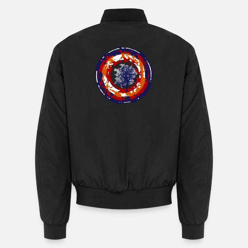 crazy bullseye - Unisex Bomberjacke - Schwarz