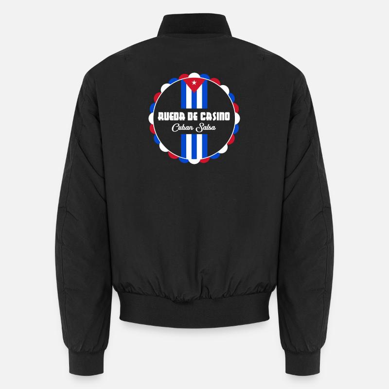 Rueda de Casino - Cuban Salsa - Unisex Bomber Jacket - black