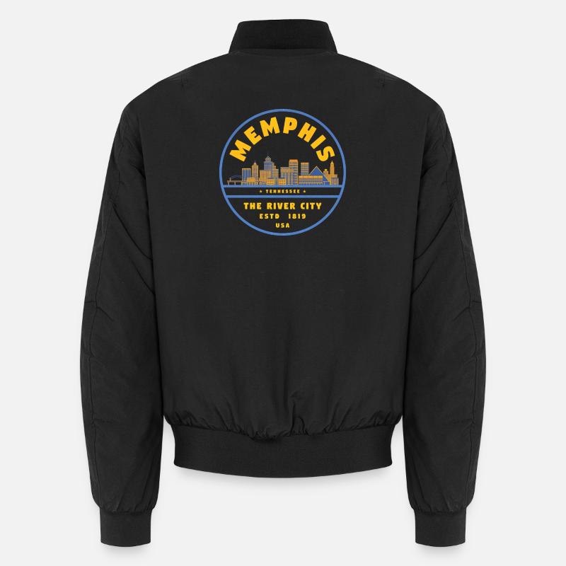 Memphis RiverCity Skyline Tee Unisex Bomberjacke