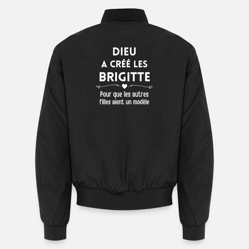 Brigitte, prénom Brigitte, anniversaire Brigitte Bomber unisexe