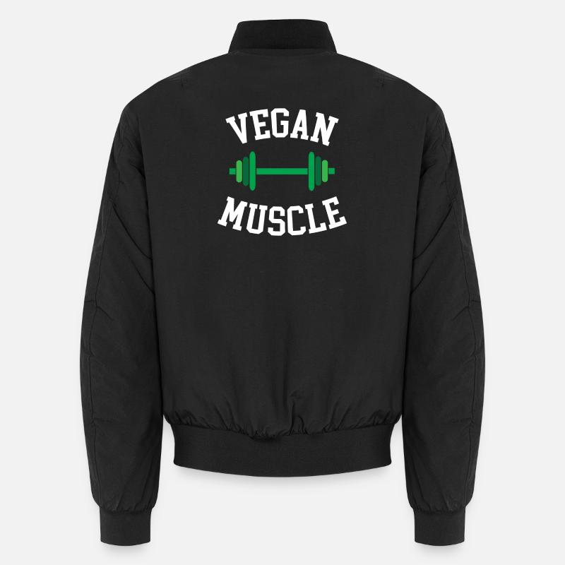 Muscle végétalien Bomber unisexe