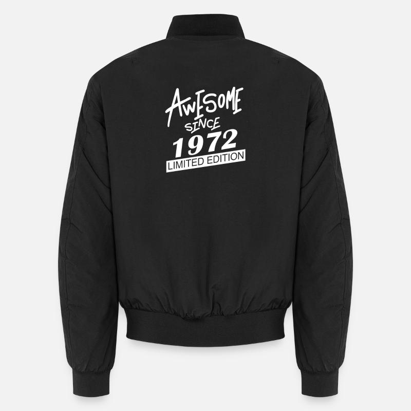 1972 - Né en 1972 - Bomber unisexe - noir