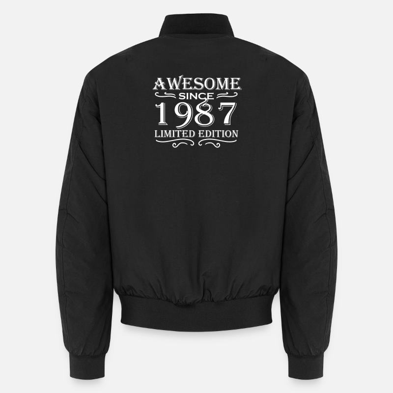 1987 - Né en 1987 Bomber unisexe