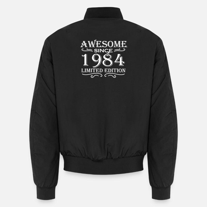 1984 - Unisex Bomber Jacket - black
