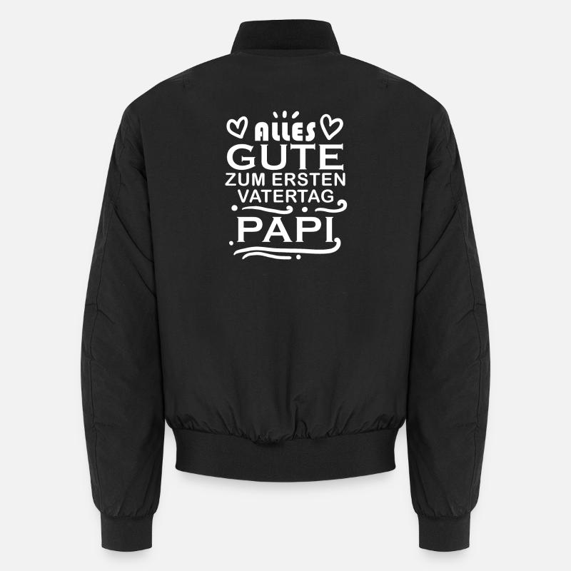 Vatertag Geschenk- erster Vatertag Unisex Bomberjacke