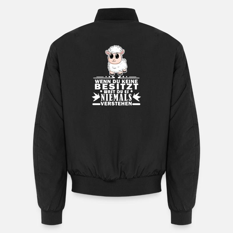 Schafe Schaf Schafzüchter Geschenk Unisex Bomberjacke