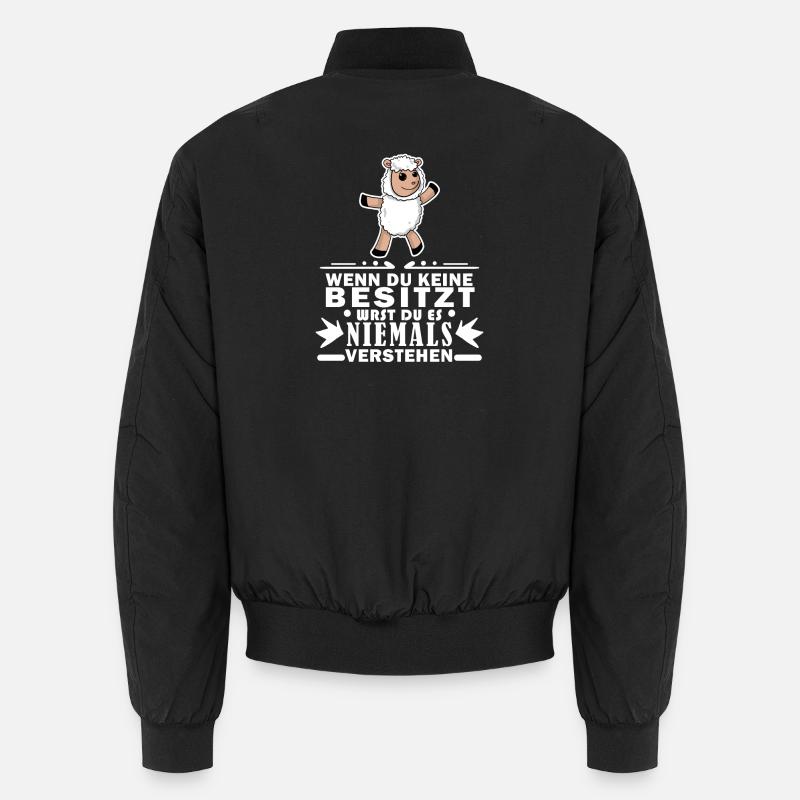 Schafe Schaf Schafzüchter Geschenk Unisex Bomberjacke