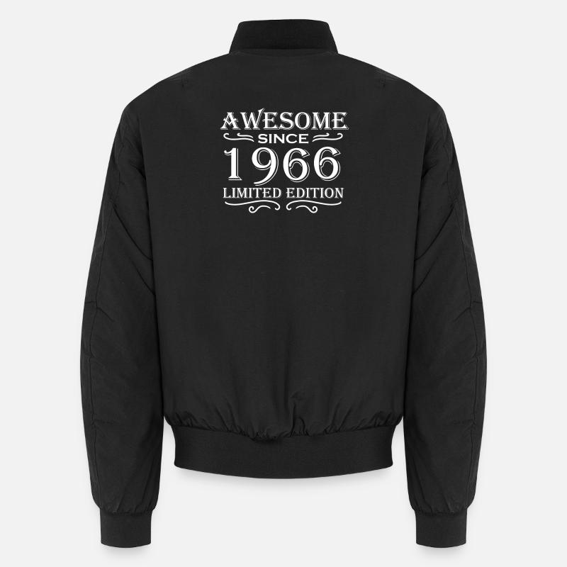 1966 - Né en 1966 - Bomber unisexe - noir