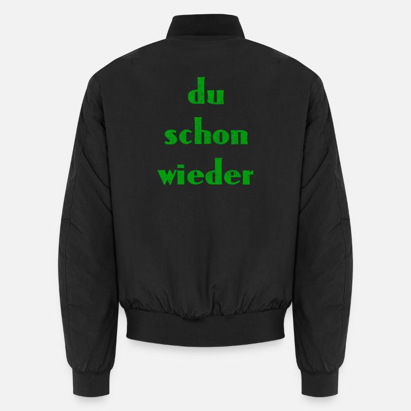 du schon wieder Unisex Bomberjacke