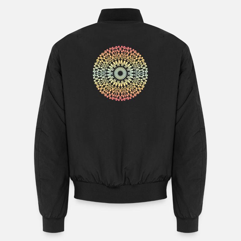 Mandala - Bomber unisexe - noir