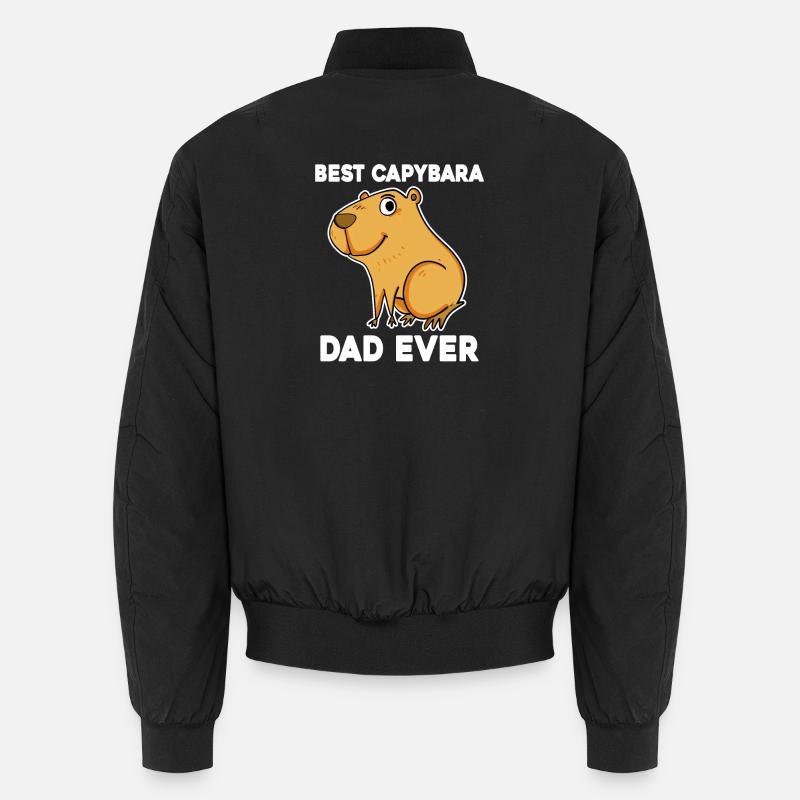 Capybara Father Capybara Unisex Bomber Jacket