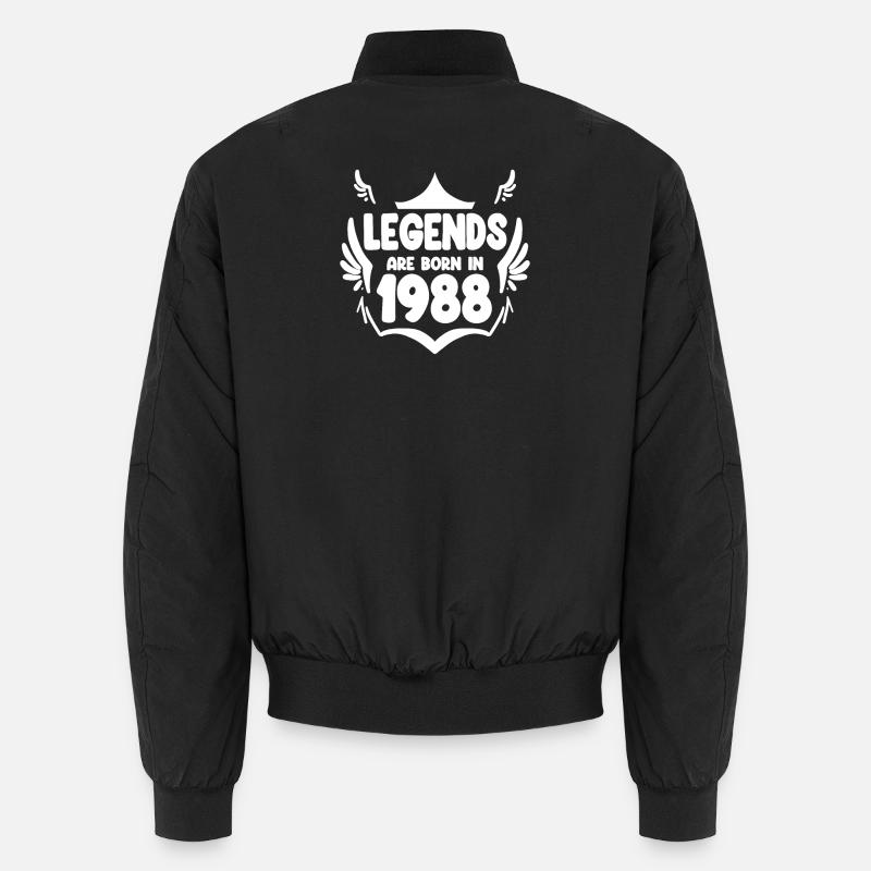 1988 - Born 1988 - Unisex Bomber Jacket - black