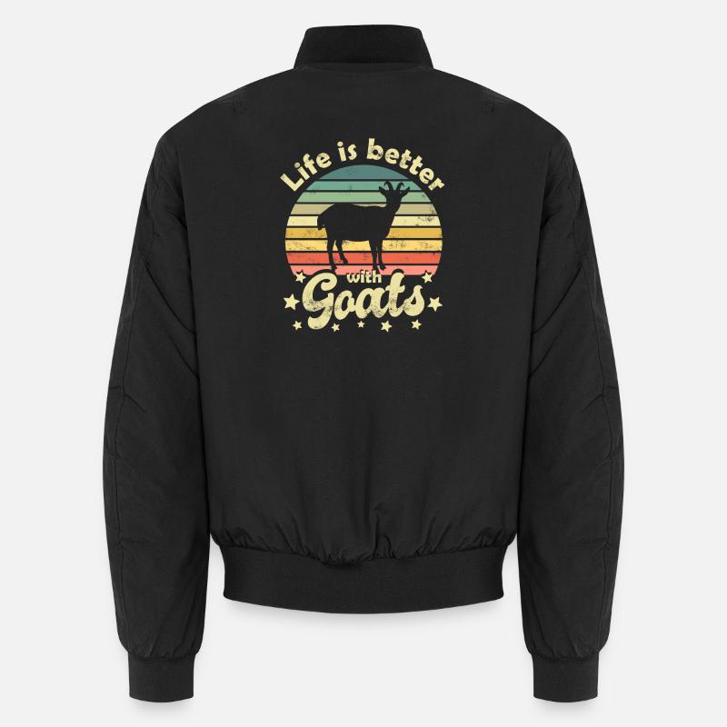 Chèvres Bomber unisexe