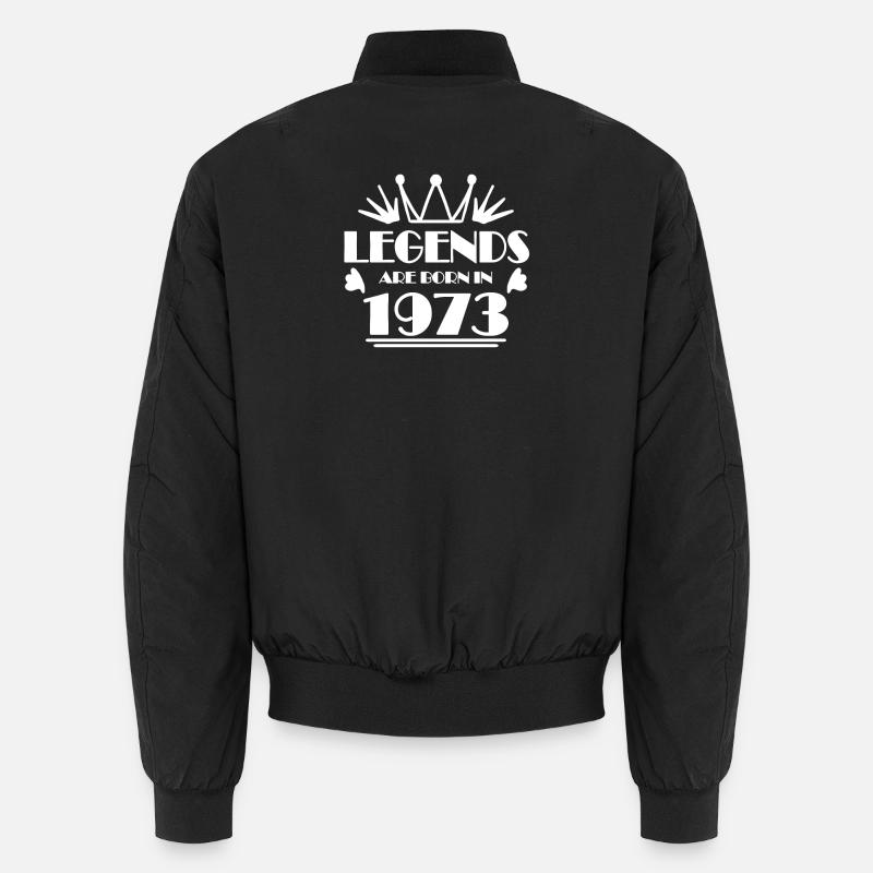 1973 - Born 1973 - Unisex Bomber Jacket - black