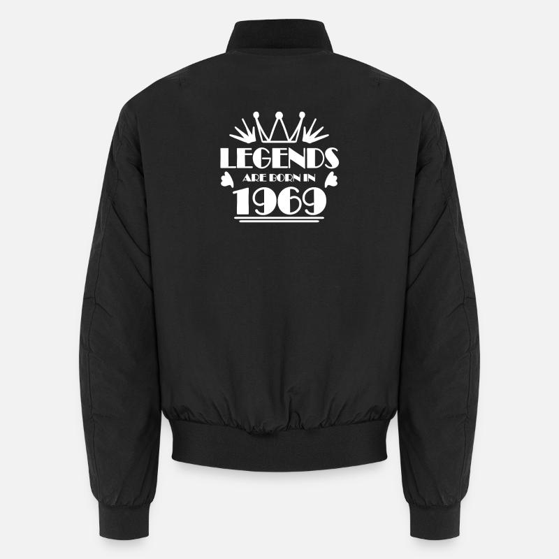 1969 - Né en 1969 - Bomber unisexe - noir
