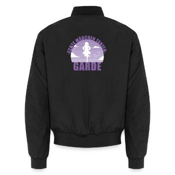 Garde Fasching Karneval Tanzen Geschenk - Unisex Bomberjacke - Schwarz - Hinten - AI Model Male 185 light (185cm)