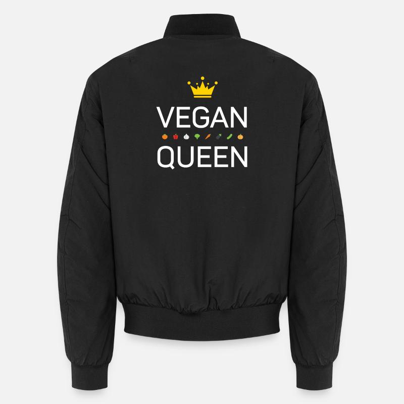 Vegan - Unisex Bomberjacke - Schwarz